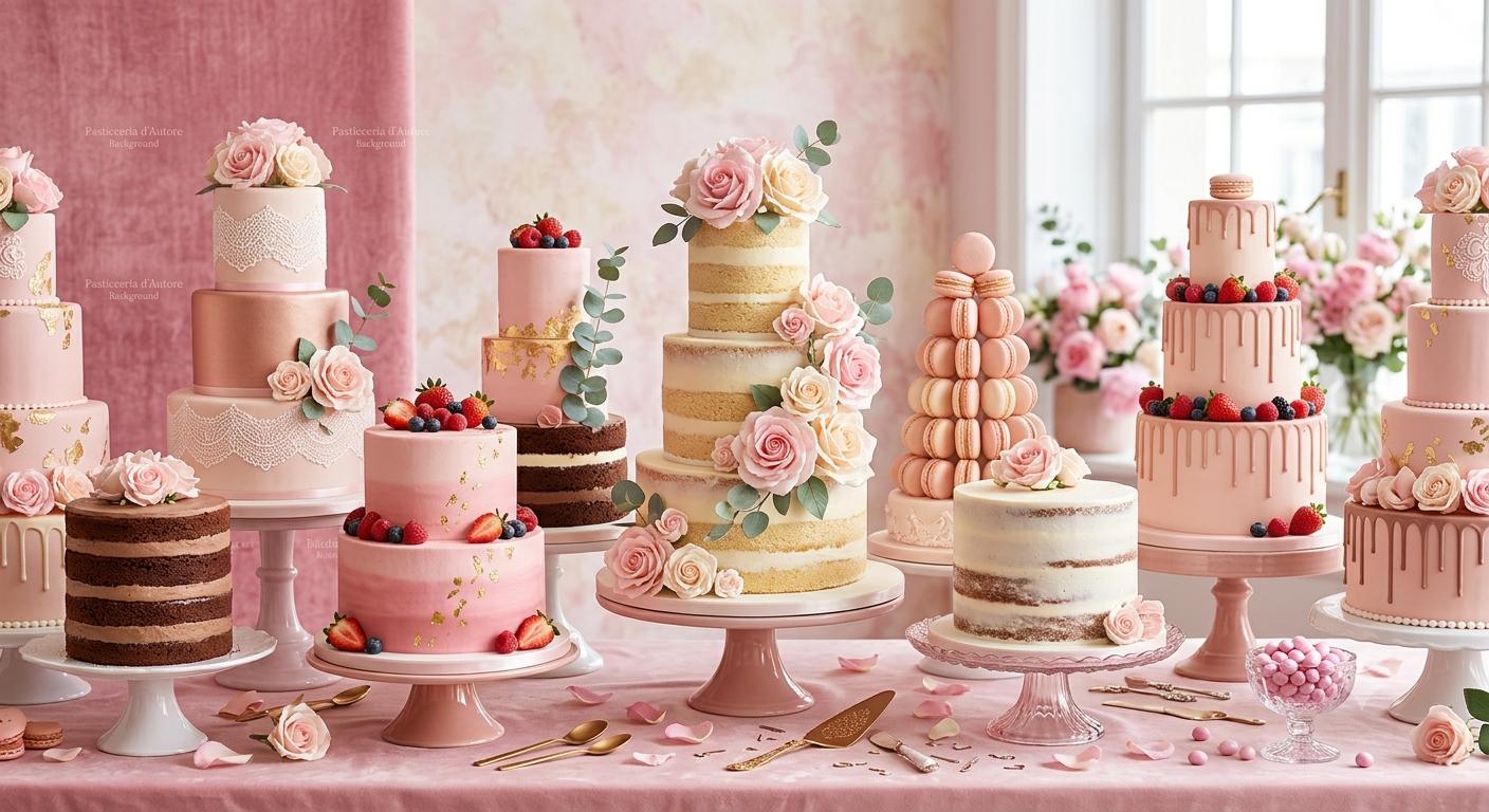 Vetrina elegante de I Dolci di Tata con torte e dolci